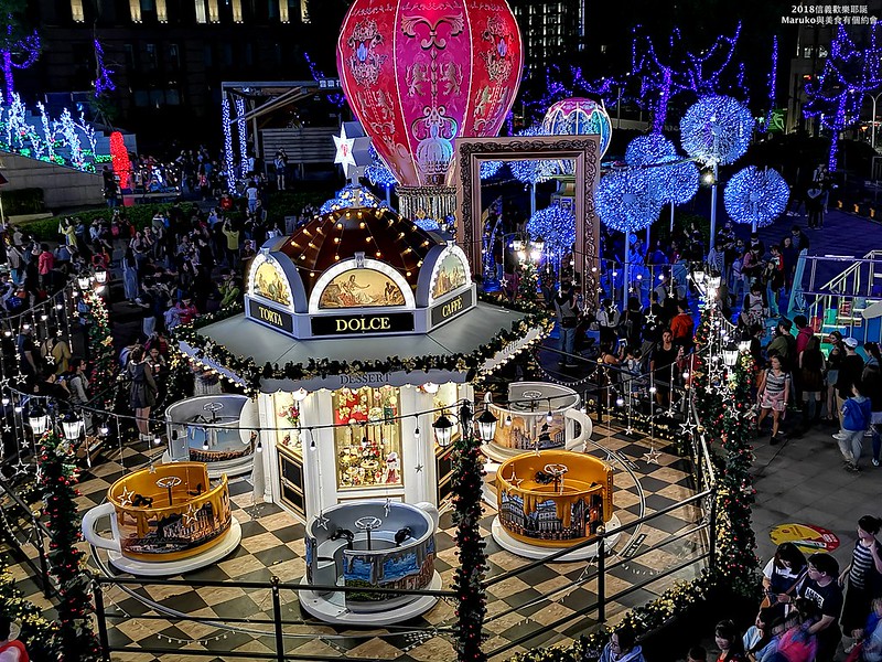 【2018台北聖誕活動】LINE FRIENDS一起過耶誕|信義新光三越,統一時代百貨越夜越美麗 @Maruko(丸子)與美食有個約會