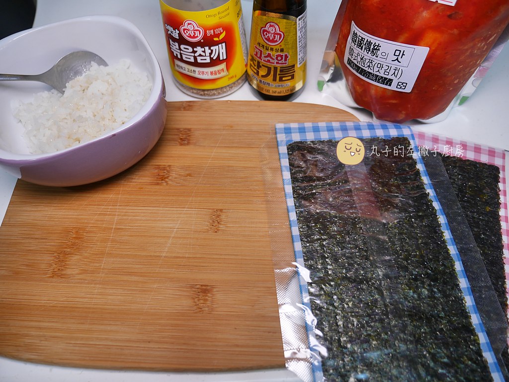 【新手食譜】不用捲簾!忠武海苔飯捲:只要海苔+飯,初學者也能做出道地韓式飯捲 @Maruko(丸子)與美食有個約會