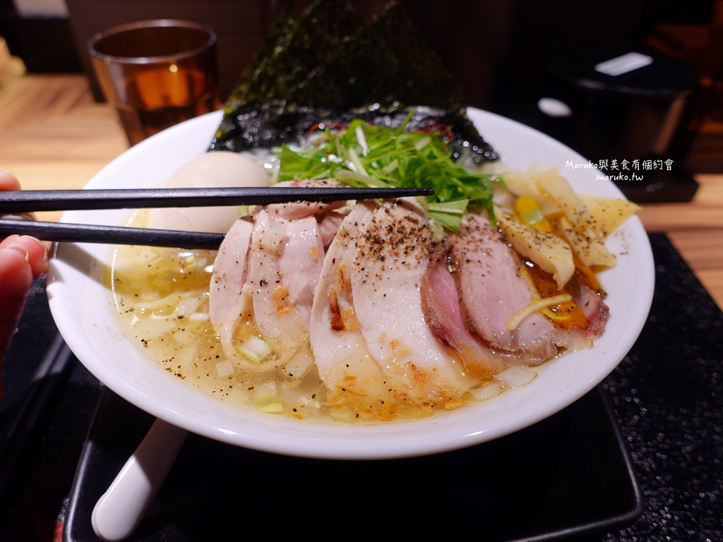 【台北】鶏そば本舗-梓山拉麵｜隱藏在夜市內鷹流系雞白湯拉麵只要99元 @Maruko(丸子)與美食有個約會