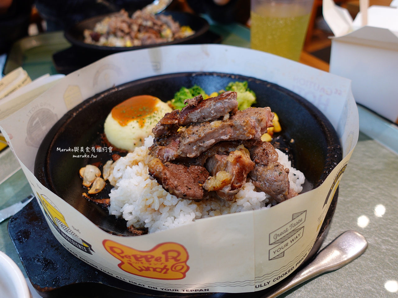【台北】Pepper Lunch 胡椒廚房/ 來自日本鐵板牛排飯美味自己決定/西門站日式餐廳 @Maruko(丸子)與美食有個約會