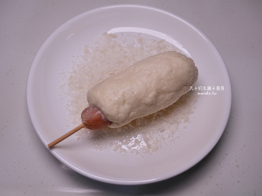 【食譜】韓國起司熱狗 二種食材做會牽絲的韓國起司熱狗 @Maruko(丸子)與美食有個約會