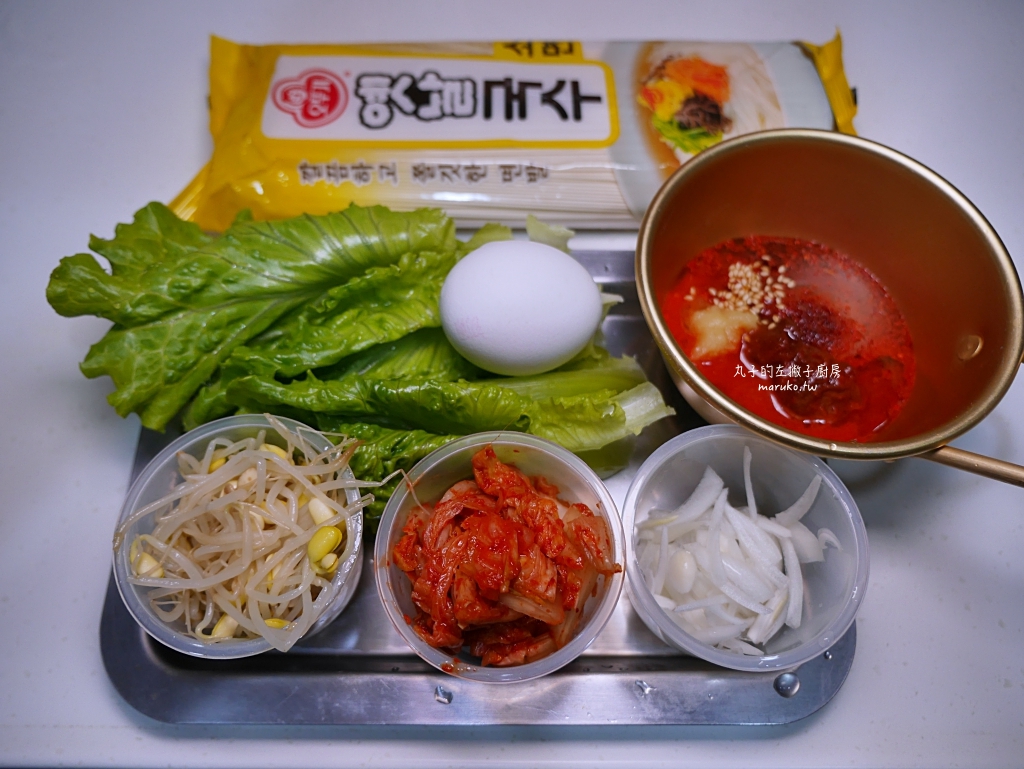 【食譜】韓式冷拌麵 首爾市場夏天最受歡迎的清涼冷麵做法 @Maruko(丸子)與美食有個約會