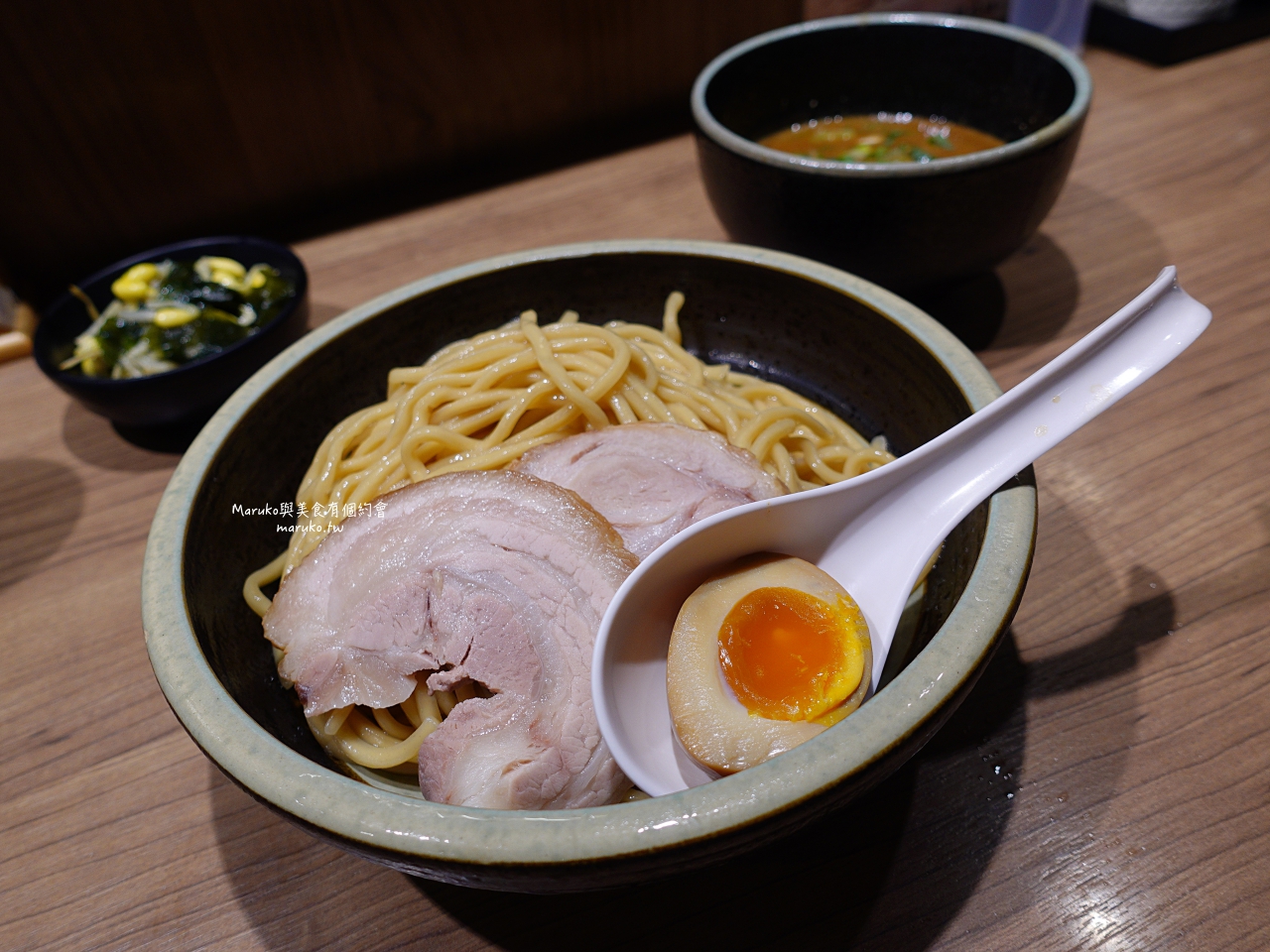 【台北】麵屋輝/來自大阪的魚介豚骨沾麵/一日一麵自家製/松江南京站拉麵 @Maruko(丸子)與美食有個約會