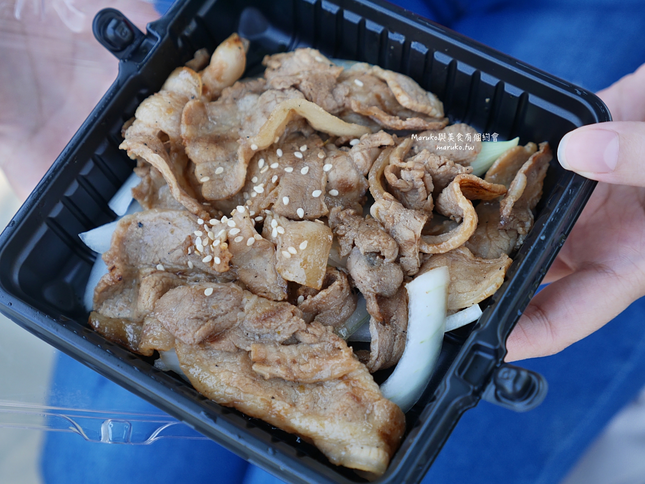 【台北】信本家燒肉丼/獨家秘製燒肉/京都水菜柚香蓮藕/捷運西門站外送推薦 @Maruko(丸子)與美食有個約會