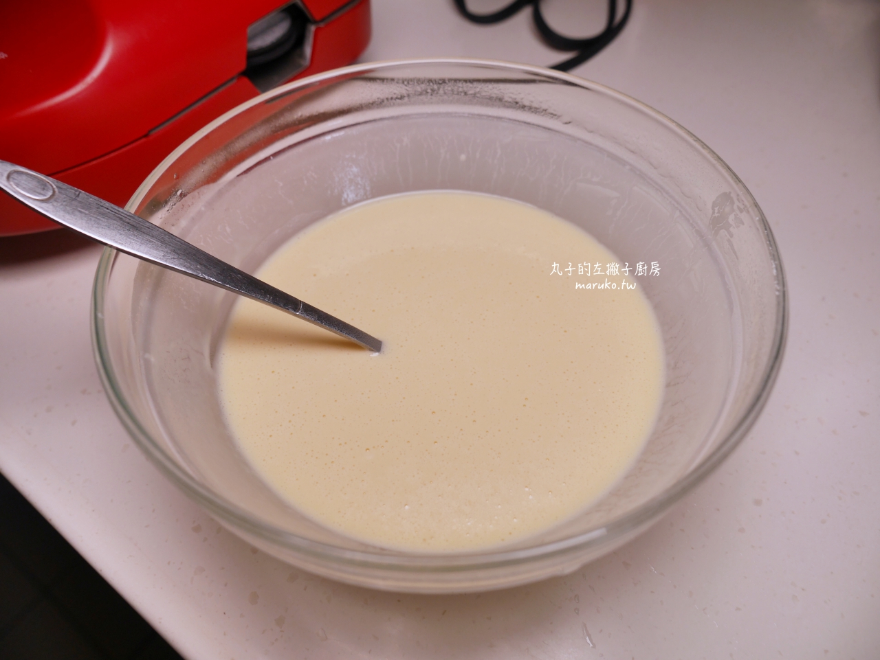 【鬆餅機食譜】水母燒 簡易自製鬆餅粉可愛又逗趣 用杯子蛋糕烤盤教你做鹹點心 @Maruko(丸子)與美食有個約會