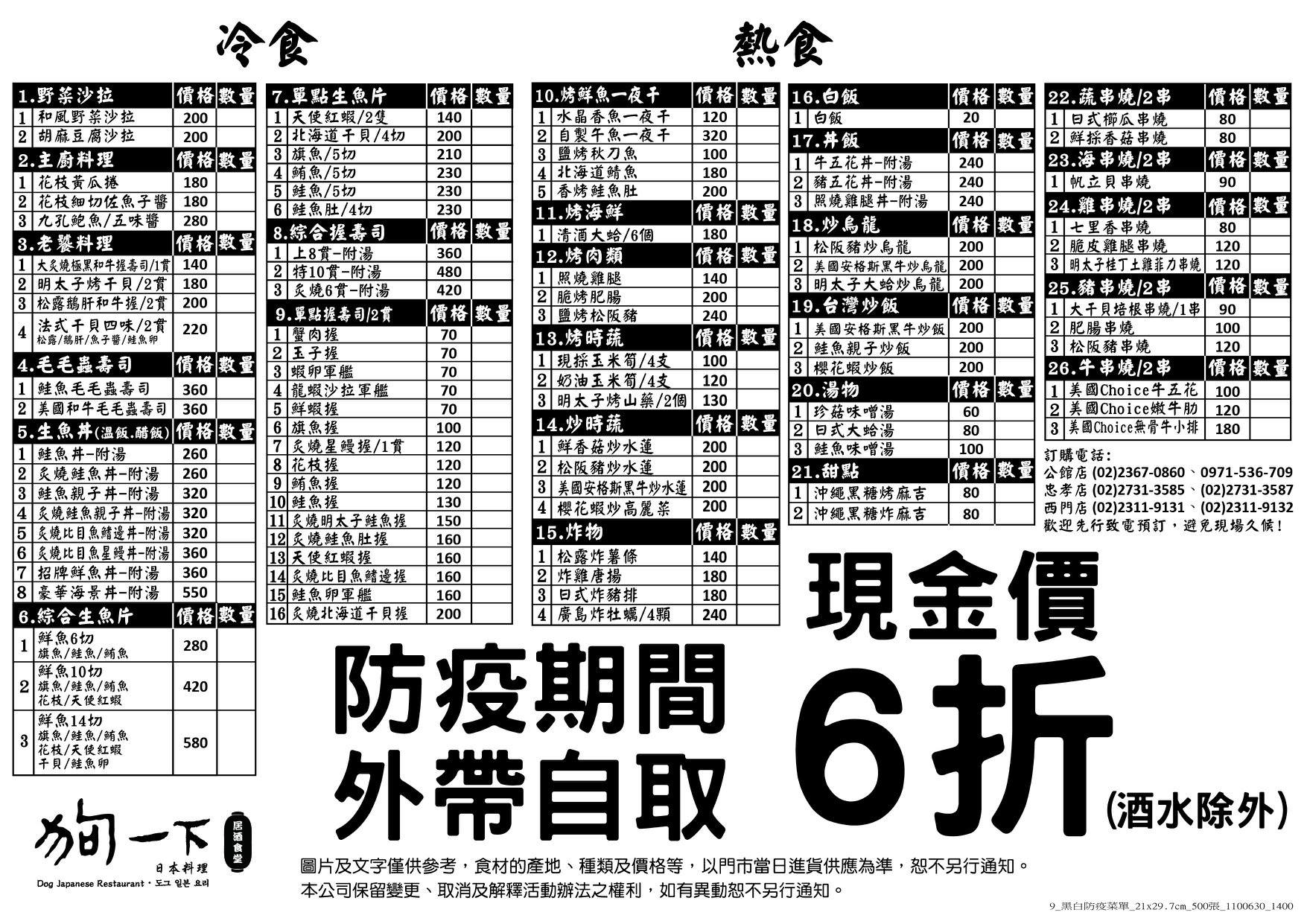 【台北】狗一下居酒屋 馬辣旗下居酒屋握壽司 生魚丼全品項6折(不含酒水) @Maruko(丸子)與美食有個約會