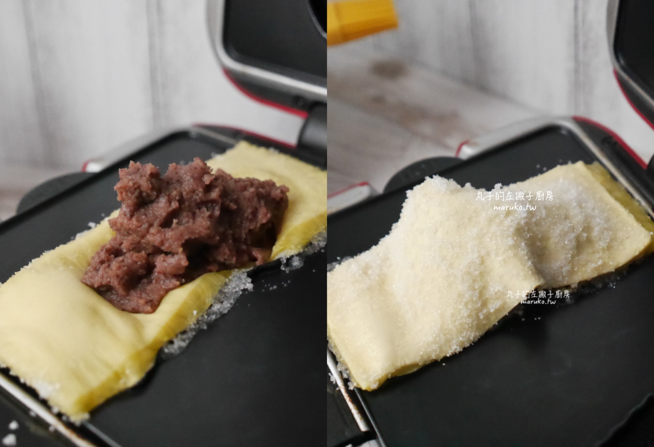 【食譜】可頌鯛魚燒 用冷凍起酥皮做可頌鯛魚燒 鯛魚燒烤盤鬆餅機食譜 @Maruko(丸子)與美食有個約會