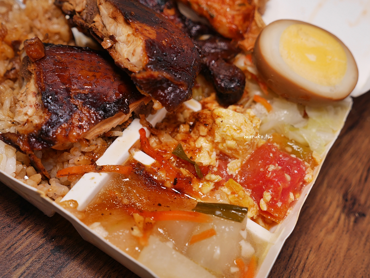 【台北】金銘雞腿魯肉飯 萬華在地隱藏版人氣便當 用中藥滷的黑雞腿 @Maruko(丸子)與美食有個約會 【台北】金銘雞腿魯肉飯 萬華在地隱藏版人氣便當 用中藥滷的黑雞腿 @Maruko(丸子)與美食有個約會
