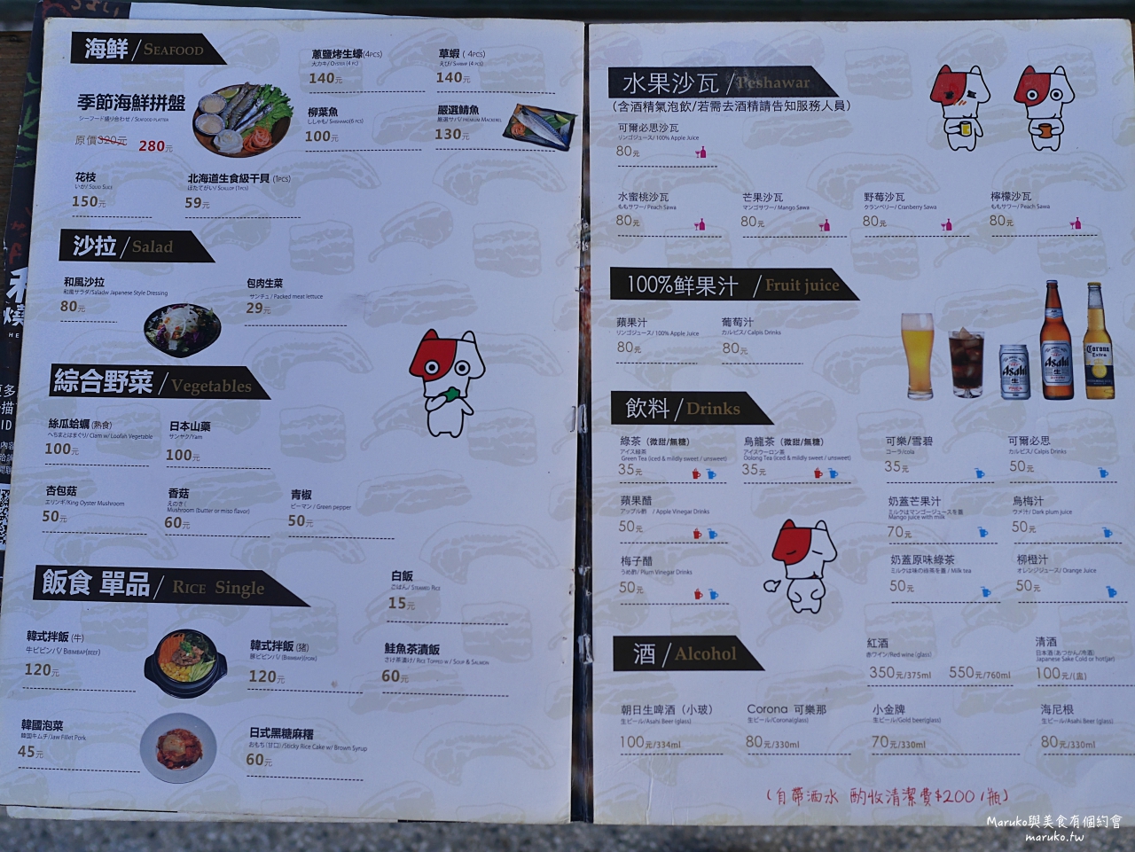 【桃園美食】和東燒肉屋｜百元午間燒肉定食，招牌牛舌七吃拼盤一次滿足 @Maruko(丸子)與美食有個約會