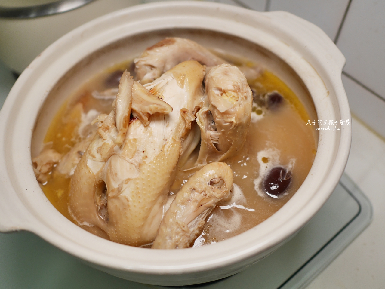 【食譜】人蔘雞 韓式人蔘雞鍋粑飯一鍋搞定，冬令進補暖身料理！ @Maruko(丸子)與美食有個約會