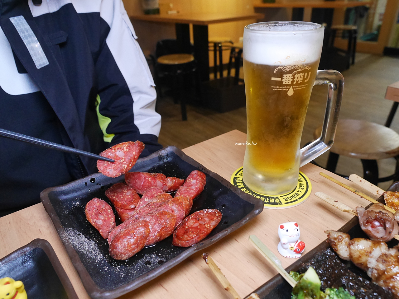 【台北】柒息地串燒居酒屋 東區平價秘醬串燒只要19元 泡菜免費續 朋友聚餐續攤首選推薦 @Maruko(丸子)與美食有個約會