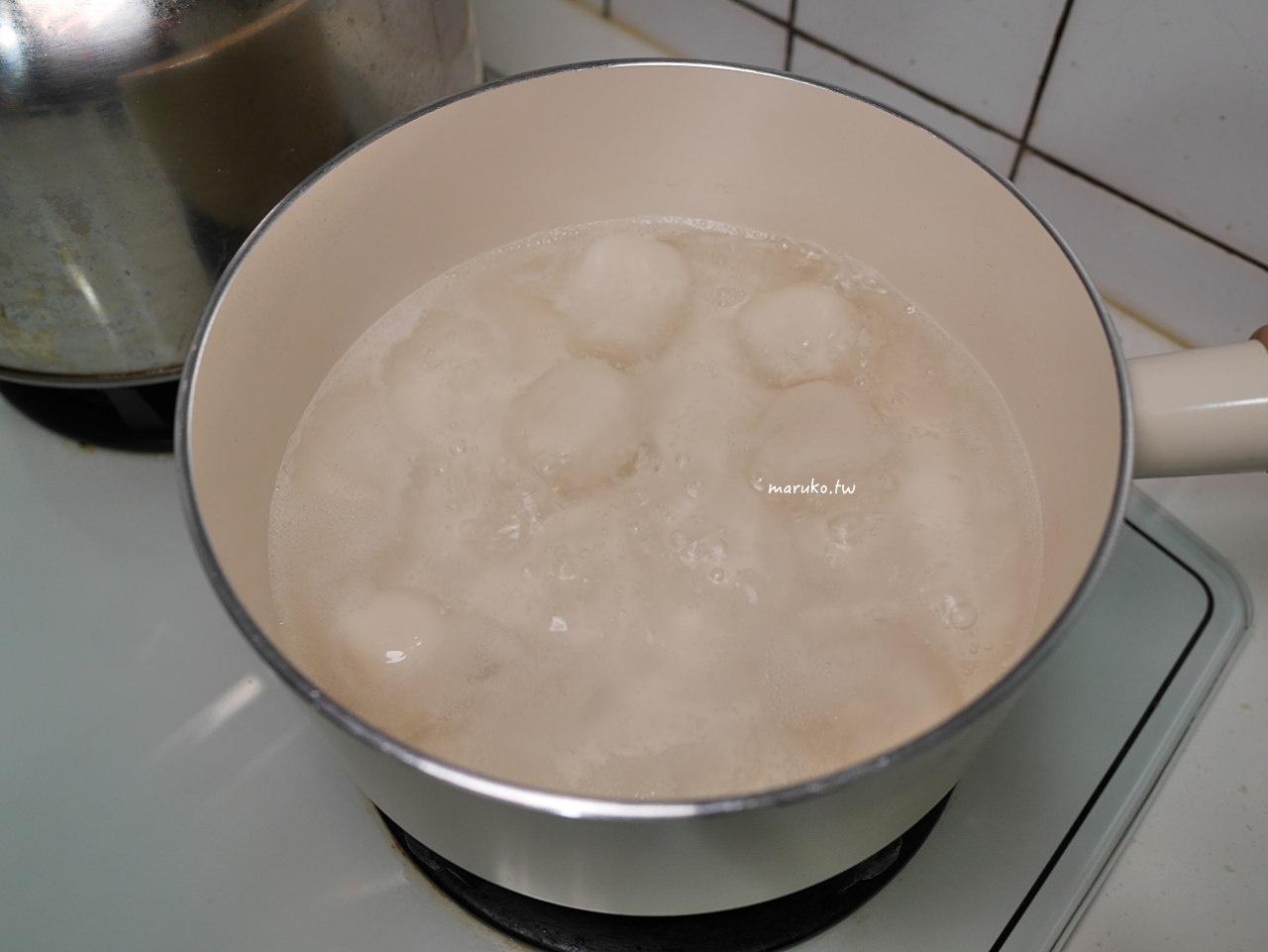 平底鍋食譜「日式糰子」在家做甜醬油、奶油味噌二種糰子醬 @Maruko(丸子)與美食有個約會