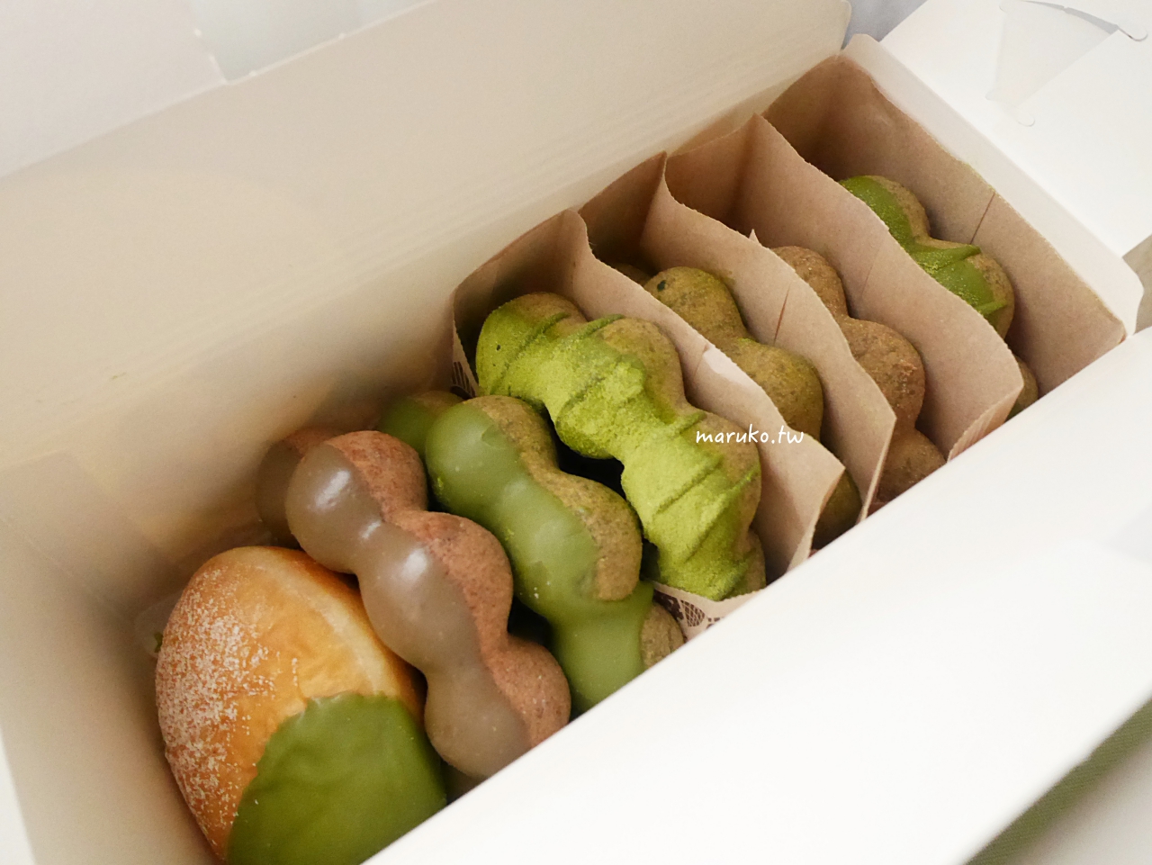 mister Donut X 108抹茶茶廊,大人的濃厚抹茶系列甜甜圈 必買生抹茶甜甜圈 @Maruko(丸子)與美食有個約會