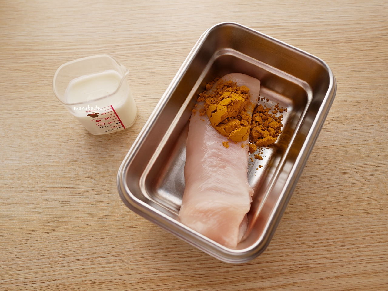 【食譜】咖哩優格雞胸肉沙拉 10分鐘簡單雞胸肉料理 氣炸鍋食譜 @Maruko(丸子)與美食有個約會