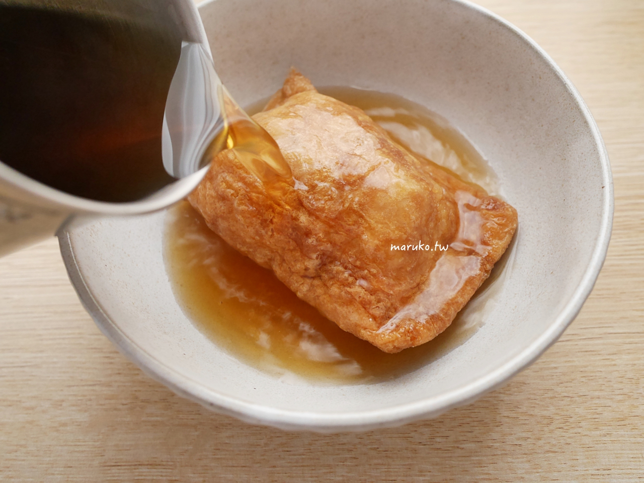 【食譜】豆皮烏龍麵 豆皮福袋烏龍麵 免高湯 簡單做法 @Maruko(丸子)與美食有個約會