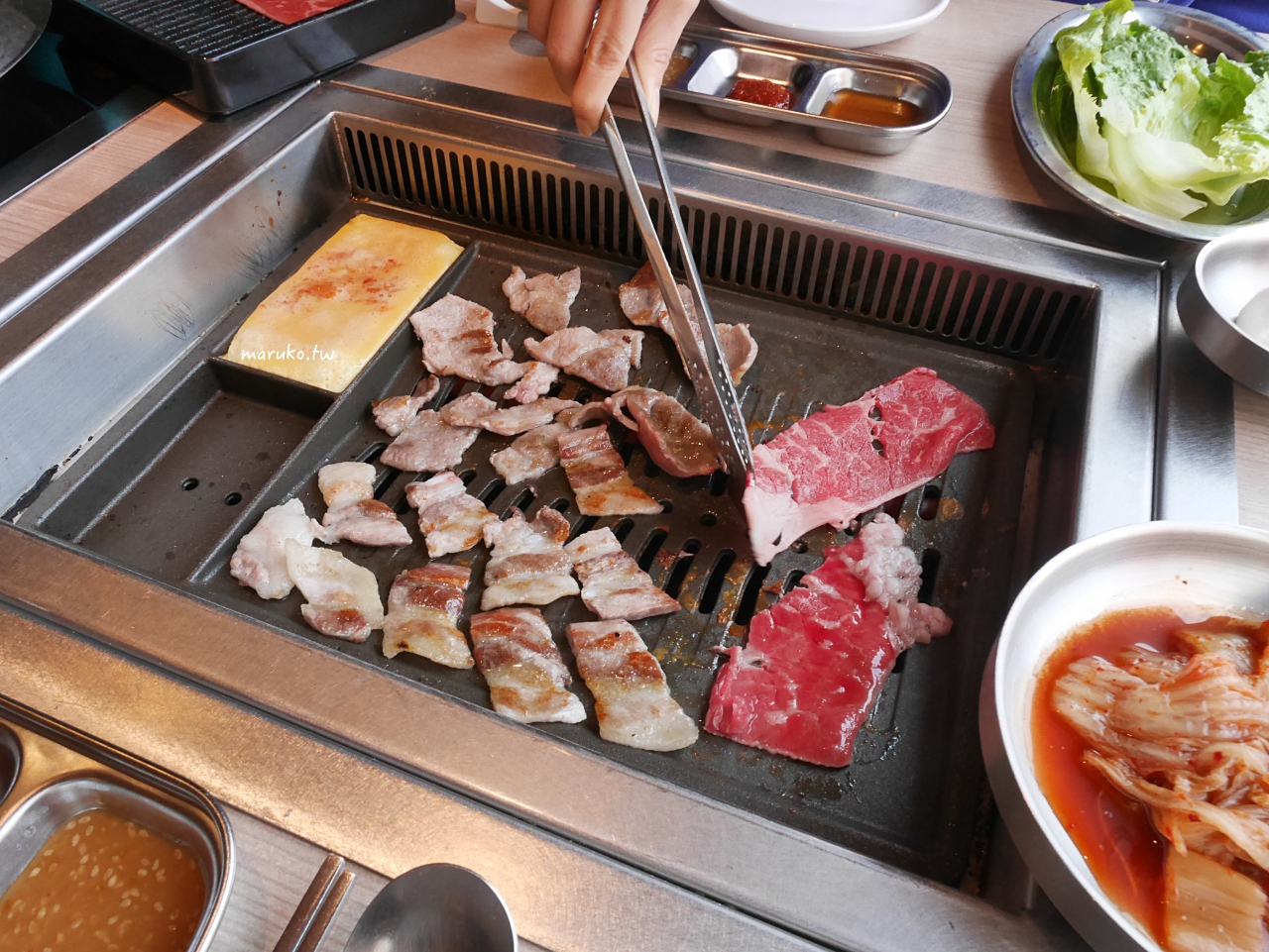 【桃園】韓舍韓式烤肉吃到飽,安格斯牛,無限小菜,石鍋拌飯任你吃 清爽無負擔韓式烤肉 @Maruko(丸子)與美食有個約會