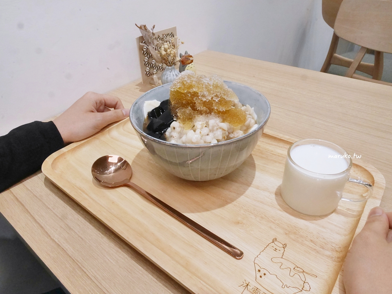 【桃園】沐雪雪花冰 來自宜蘭的雪花冰專賣 手炒黑糖 現煮配料 爆漿芋泥 消暑涼品 @Maruko(丸子)與美食有個約會