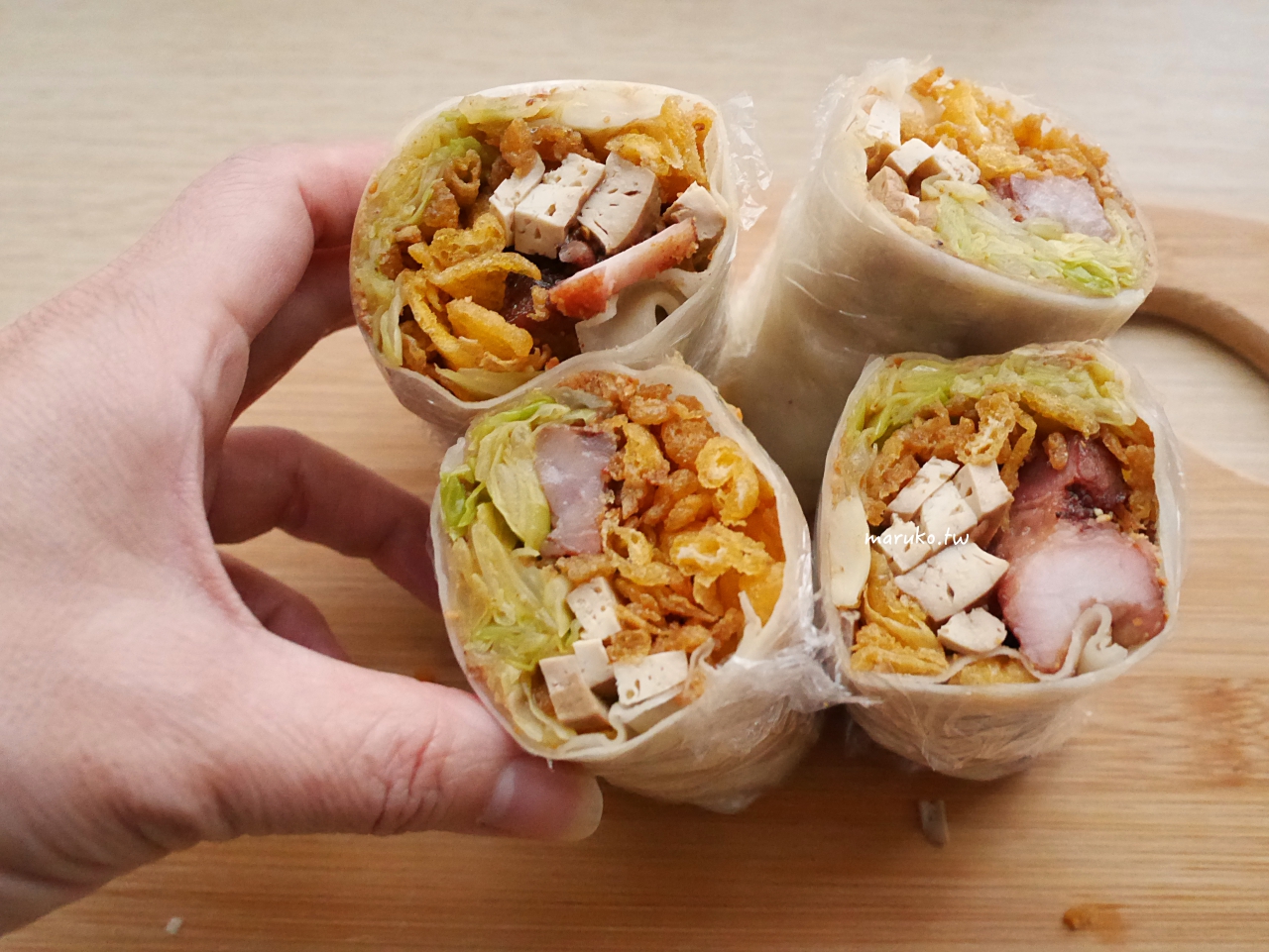 【清明節食譜】平底鍋自製潤餅皮做法！只要3樣食材零失敗，包入古早味蛋酥香氣更升級 @Maruko(丸子)與美食有個約會