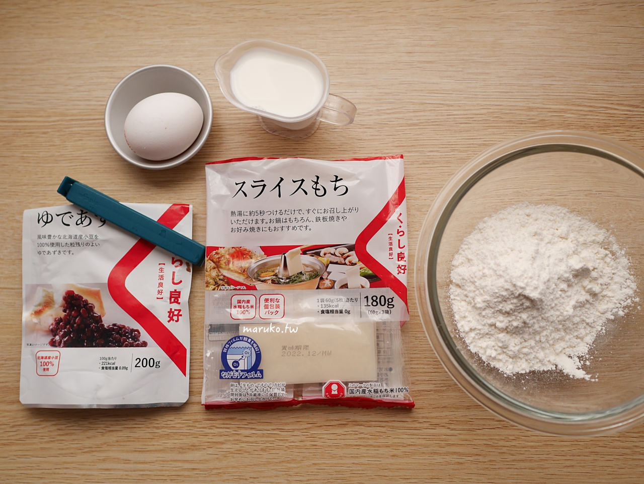 【食譜】抹茶紅豆麻糬鯛魚燒 生活良好生切麻糬薄片用法 全聯福利中心 @Maruko(丸子)與美食有個約會
