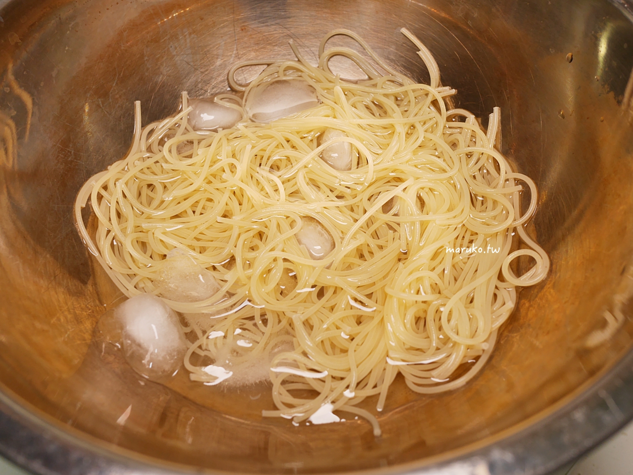 韓式泡菜冷麵做法|10分鐘用義大利天使麵做清爽創意料理 @Maruko(丸子)與美食有個約會 韓式泡菜冷麵做法|10分鐘用義大利天使麵做清爽創意料理 @Maruko(丸子)與美食有個約會