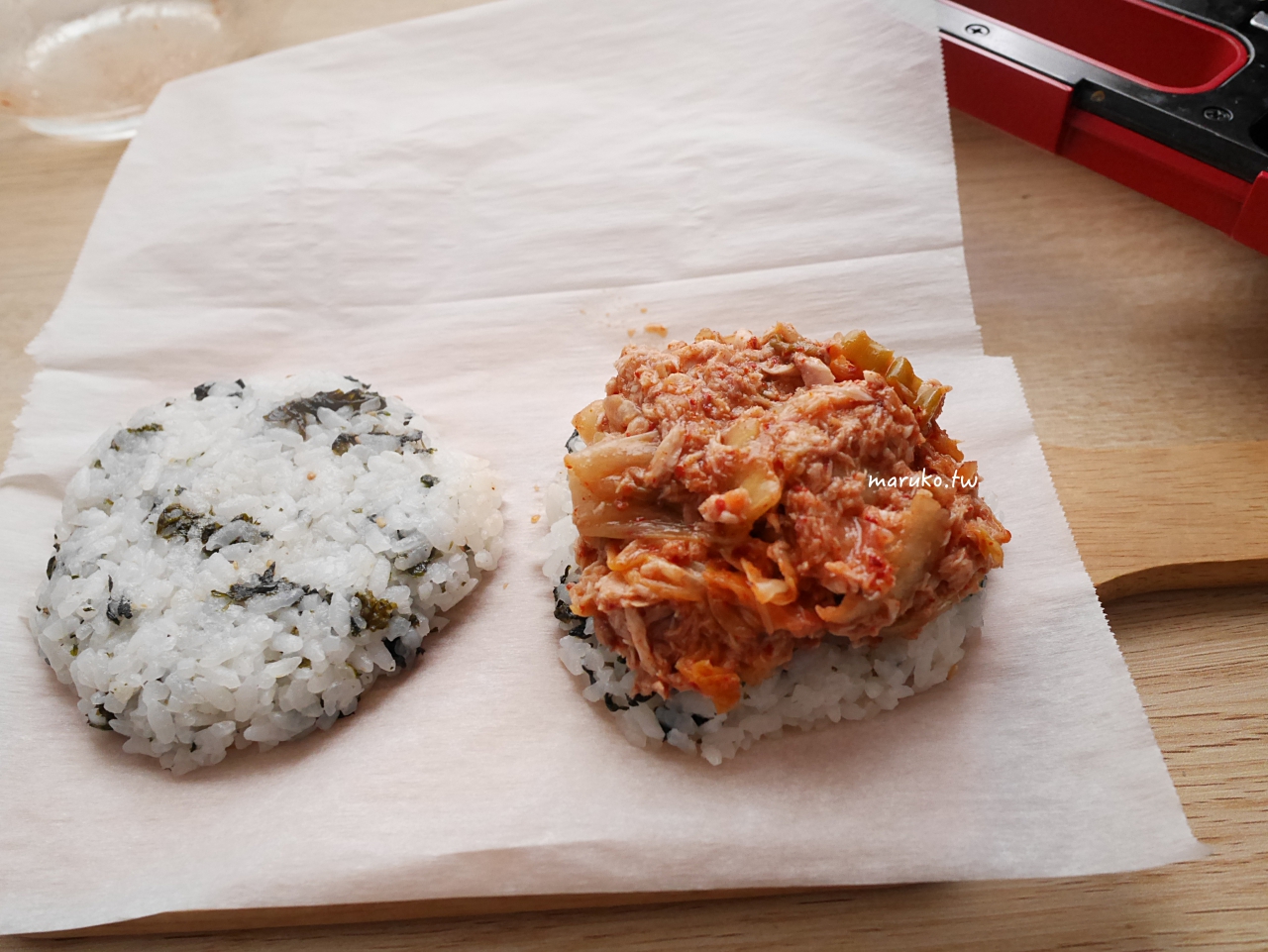 【食譜】泡菜鮪魚米漢堡 5分鐘上菜 韓式海苔拌飯米漢堡這樣做 @Maruko(丸子)與美食有個約會