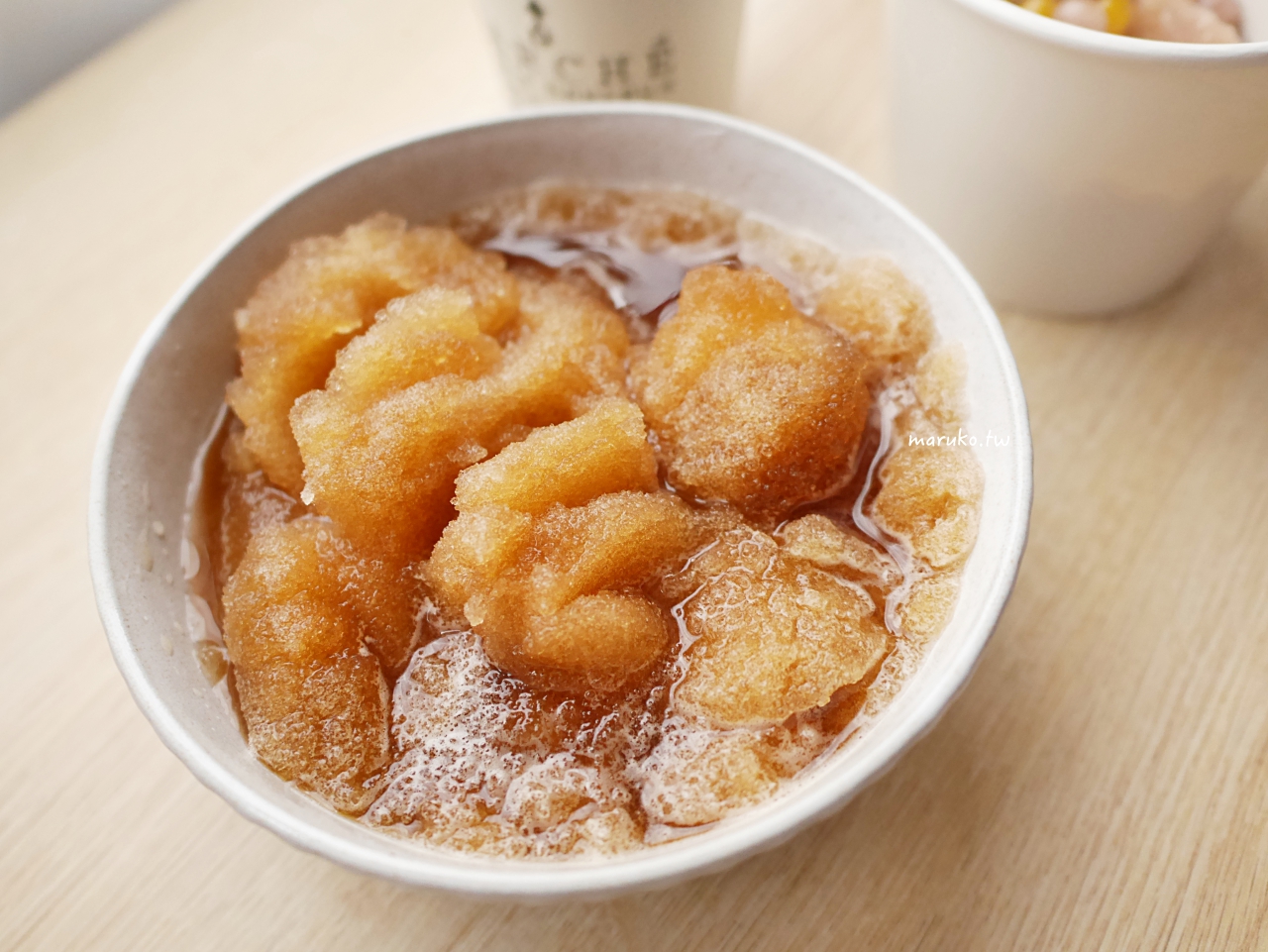 【台北】友蓁豆花店 清涼的黑糖冰沙糖水、手工芋圓，15種配料可以任選只要55元！ @Maruko(丸子)與美食有個約會