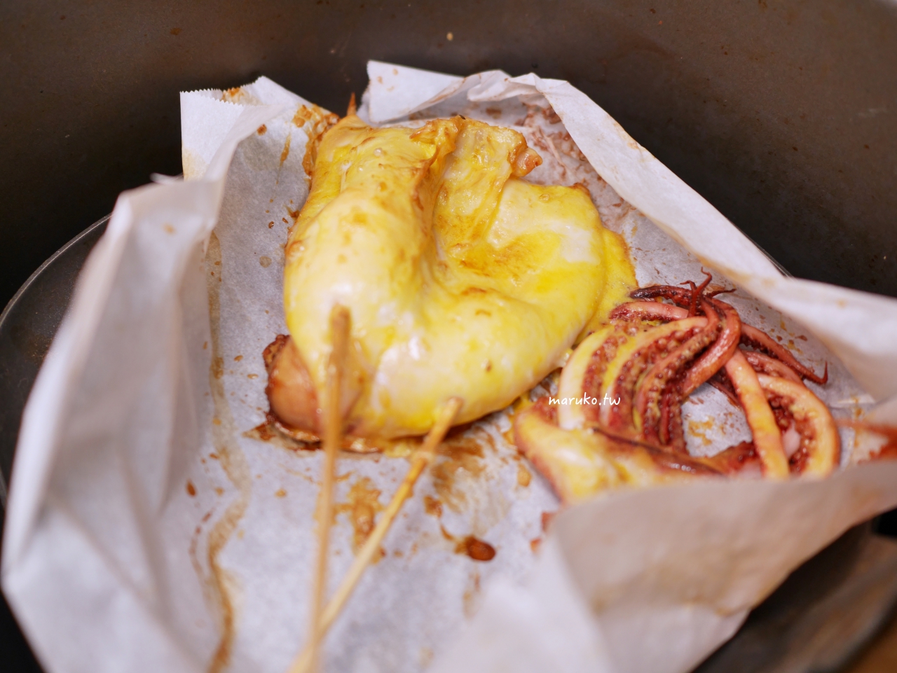 海產店的招牌菜「蛋烤小卷」魷魚一夜干氣炸鍋食譜簡單就能上手 @Maruko(丸子)與美食有個約會