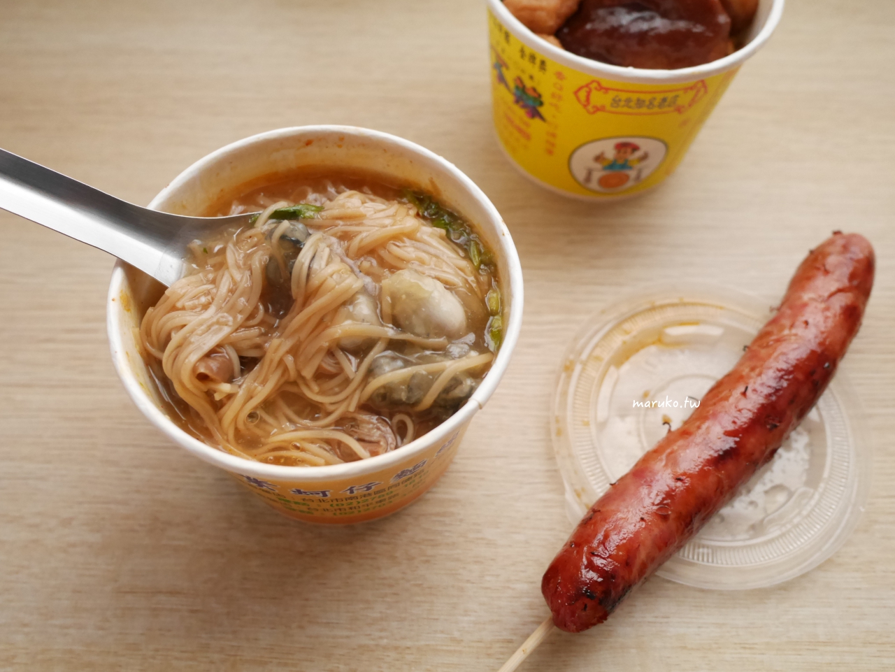 陳記專業蚵仔麵線｜萬華在地小吃，鮮蚵大顆、大腸夠味，每口都很有料！ @Maruko(丸子)與美食有個約會