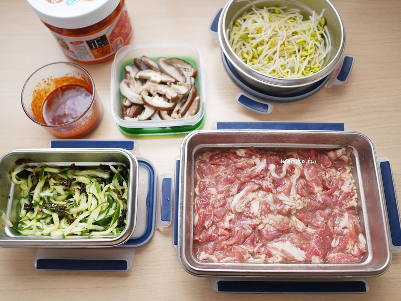 【食譜】韓式拌飯醬 石鍋拌飯、紫菜包飯、韓國烤肉，四樣食材做百搭沾醬 @Maruko(丸子)與美食有個約會