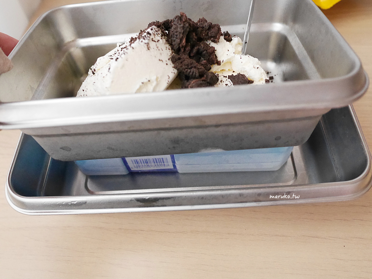 【食譜】OREO冰淇淋 5分鐘就能完成的簡單DIY甜點 @Maruko(丸子)與美食有個約會