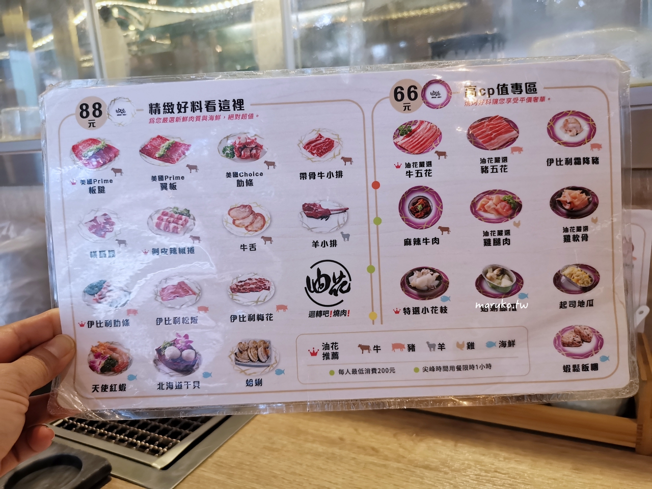 【台北】油花迴轉吧！燒肉 首家迴轉燒肉，一個人就能開吃！ @Maruko(丸子)與美食有個約會