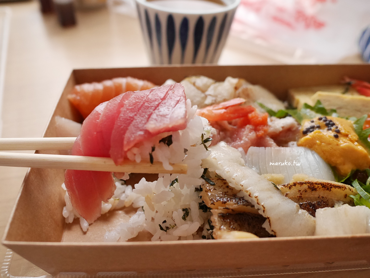 【台北】瞞著爹 珠寶盒海鮮丼只要250元，不必出門在家吃的到！ @Maruko(丸子)與美食有個約會