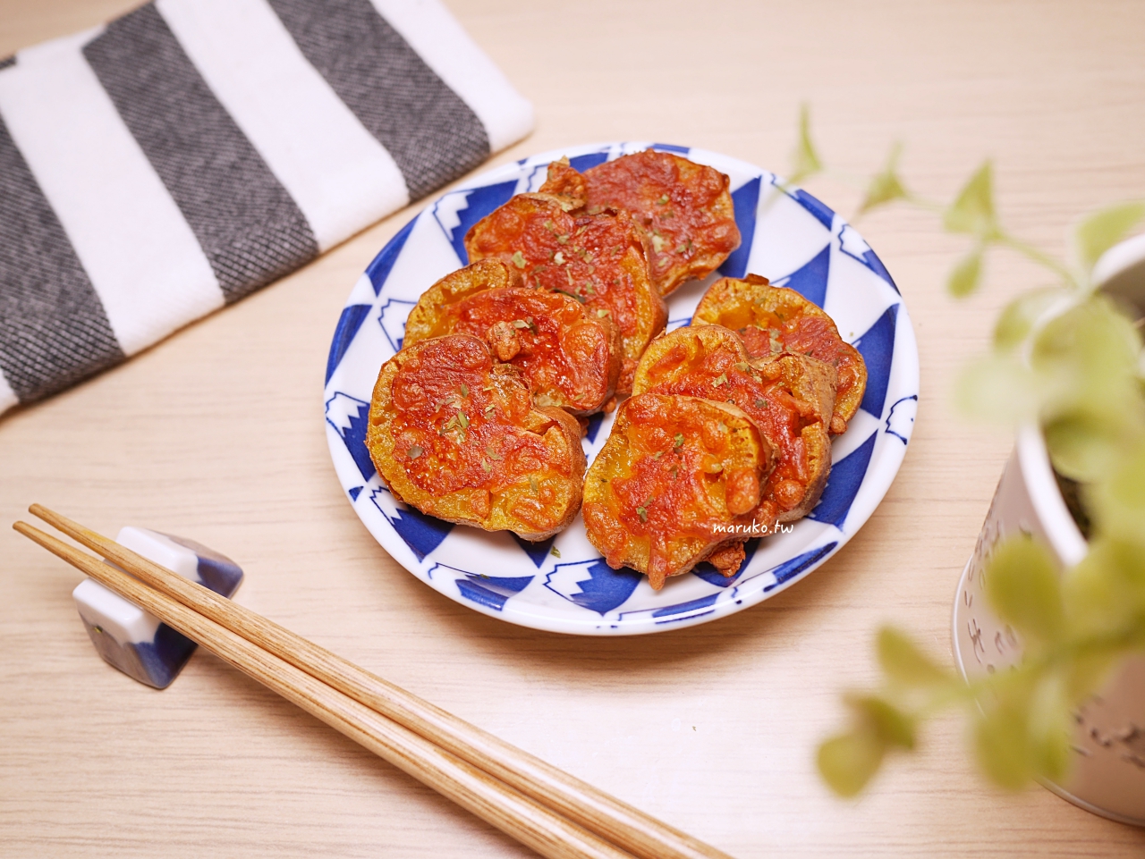 【氣炸鍋甜點】7款療癒系小點心食譜｜可頌肉桂捲、大學芋到流沙蛋黃酥 @Maruko(丸子)與美食有個約會