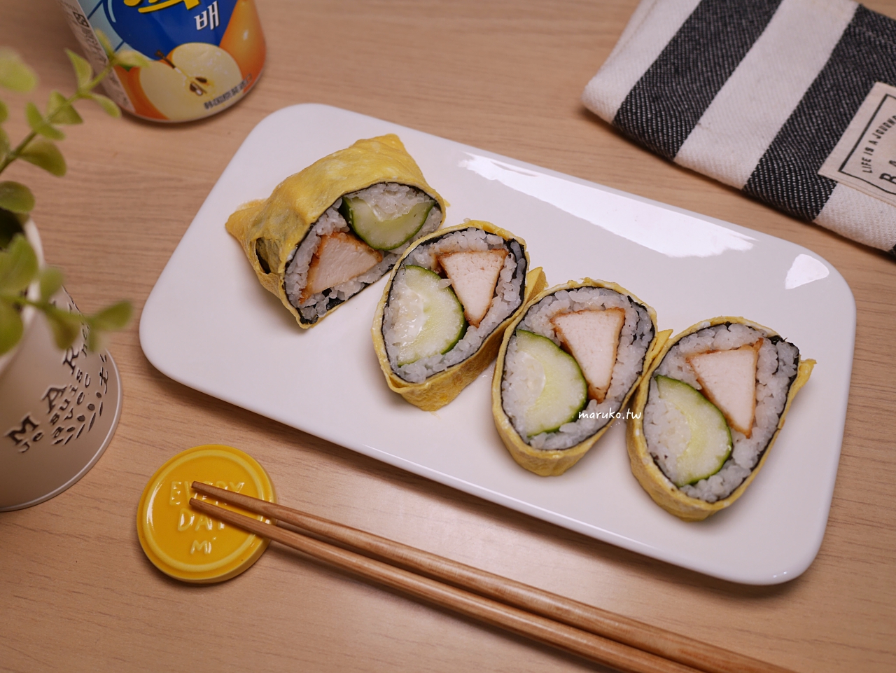 鮪魚雞蛋飯捲免工具,把韓式飯捲包起來吃,平底鍋做法分享! @Maruko(丸子)與美食有個約會 鮪魚雞蛋飯捲免工具,把韓式飯捲包起來吃,平底鍋做法分享! @Maruko(丸子)與美食有個約會