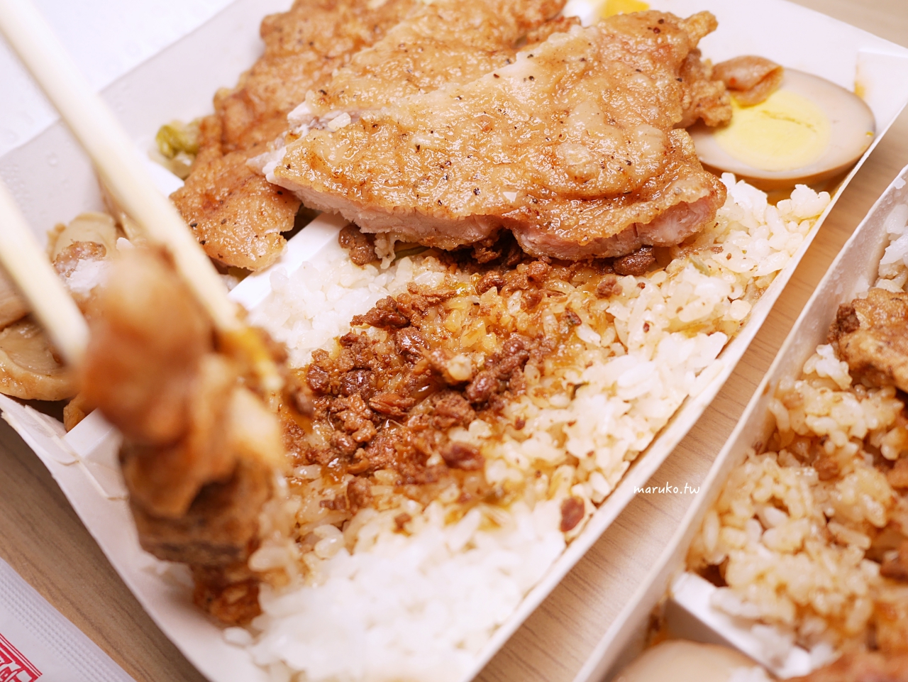 【台北】金園排骨 當地人超推！隱藏在大樓美食街內的40年老店，推薦排骨飯！ @Maruko(丸子)與美食有個約會