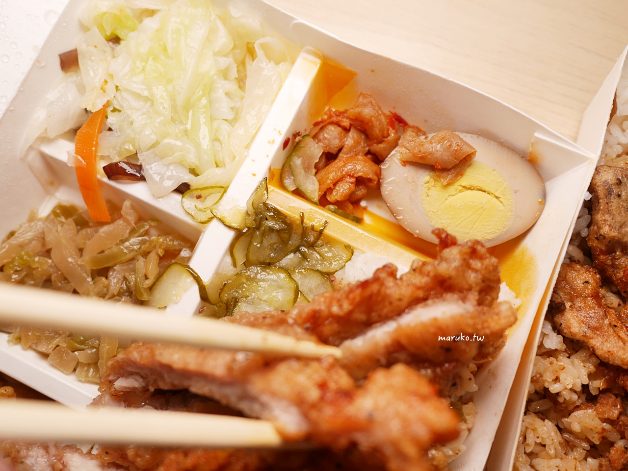 【台北】金園排骨 當地人超推！隱藏在大樓美食街內的40年老店，推薦排骨飯！ @Maruko(丸子)與美食有個約會