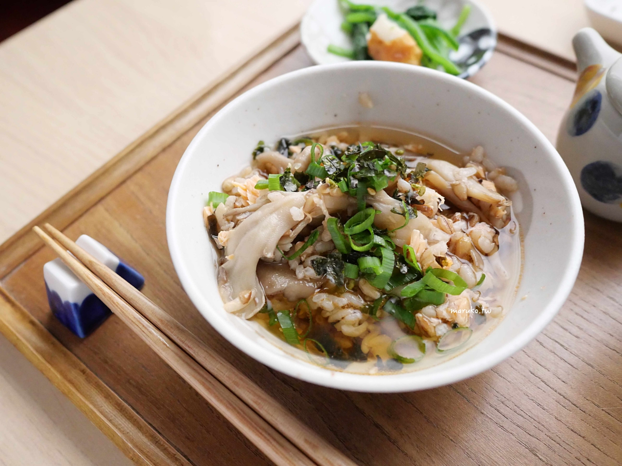 【食譜】一鍋到底免顧火！奶油鮭魚野菇炊飯，一飯三吃帶便當也超讚 @Maruko(丸子)與美食有個約會