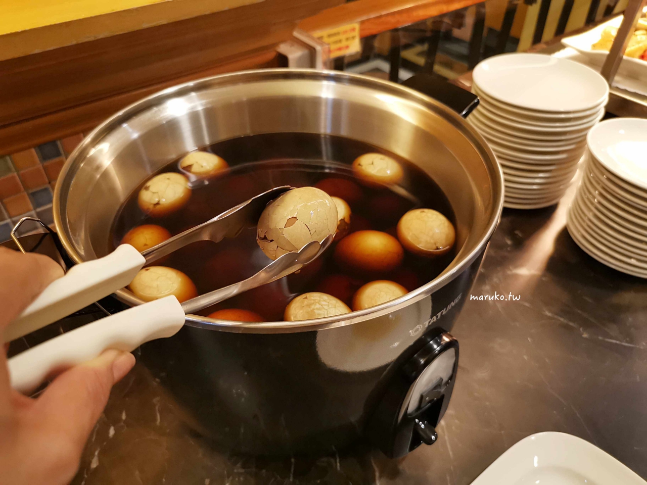 【台北】姑姑的茶葉蛋 隱藏在熱門飯店宵夜內的美味茶葉蛋 @Maruko(丸子)與美食有個約會
