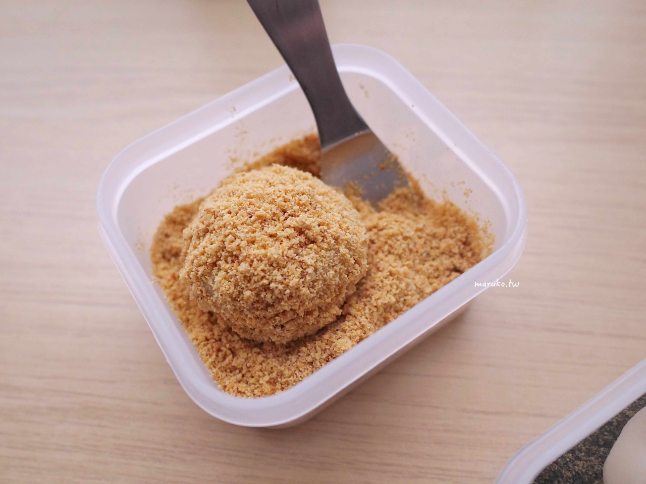 【食譜】燒麻糬做法｜Skippy花生醬爆漿內餡燒麻糬、爆漿又香濃的燒麻糬做法 @Maruko(丸子)與美食有個約會