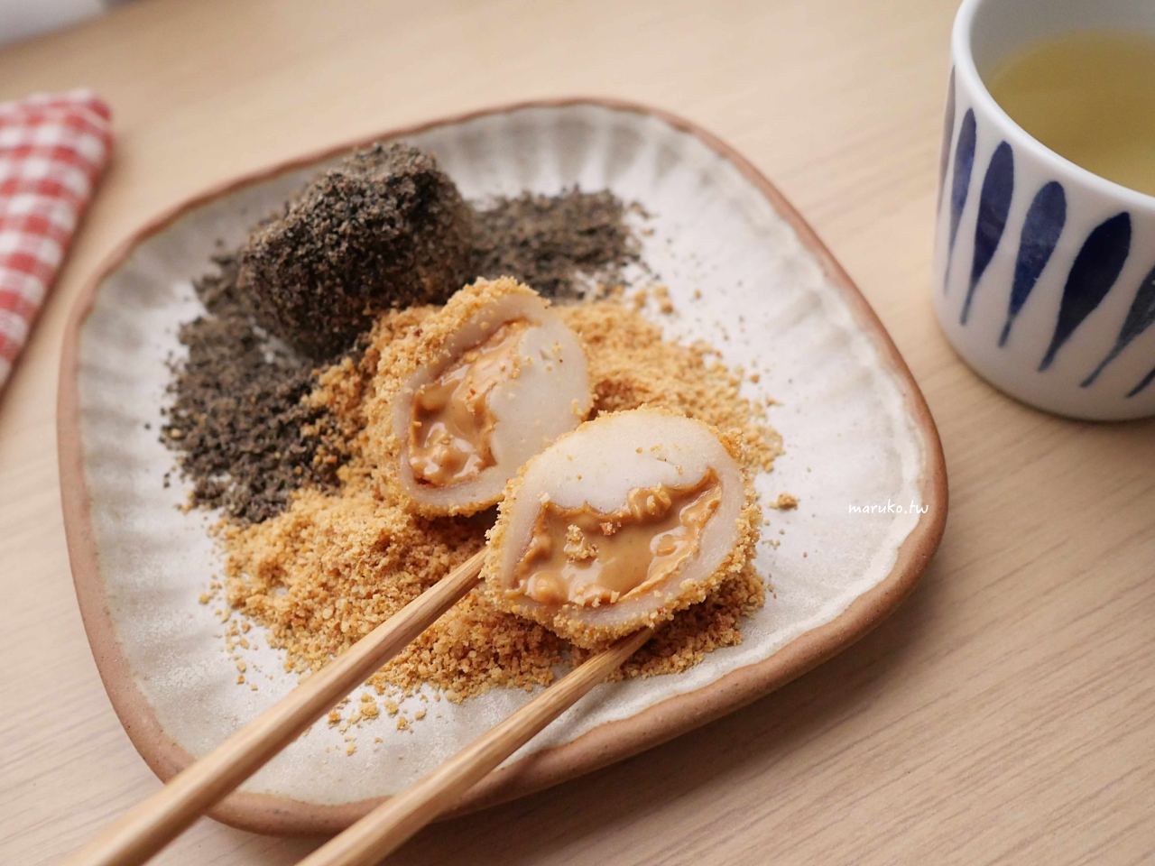【食譜】燒麻糬做法｜Skippy花生醬爆漿內餡燒麻糬、爆漿又香濃的燒麻糬做法 @Maruko(丸子)與美食有個約會