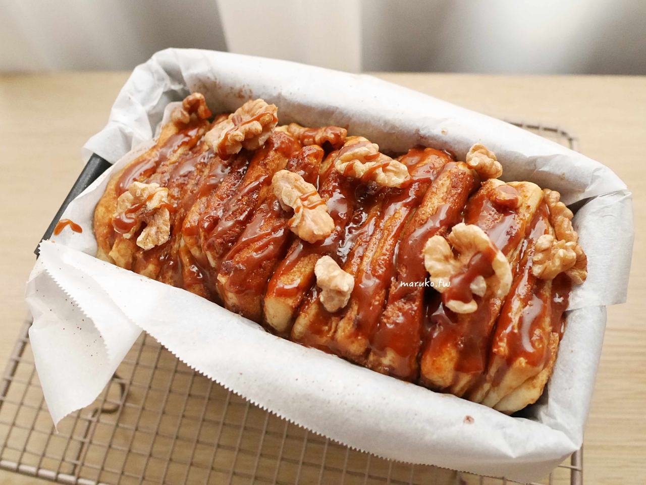 【食譜】肉桂吐司做法：新手不失敗的「手撕吐司」簡單烘焙，比肉桂捲還好吃的秘訣！ @Maruko(丸子)與美食有個約會
