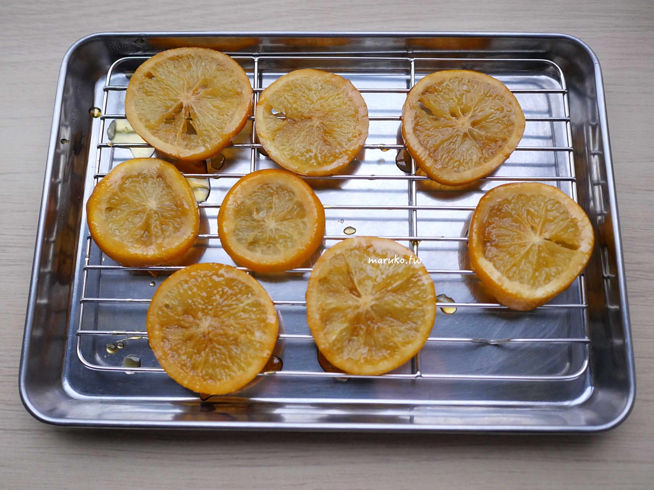 懶人也能做！氣炸鍋「糖漬橙片」食譜分享｜簡單上手的橙片甜點 @Maruko(丸子)與美食有個約會
