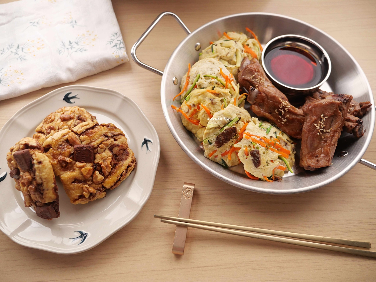 Panasonic 蒸烘烤微波爐(NN-BS607) 食譜分享韓式大醬豬肋排及蔬菜煎餅、脆皮肉桂司康, 聚餐派對料理、烘焙點心一機搞定! @Maruko(丸子)與美食有個約會 Panasonic 蒸烘烤微波爐(NN-BS607) 食譜分享韓式大醬豬肋排及蔬菜煎餅、脆皮肉桂司康, 聚餐派對料理、烘焙點心一機搞定! @Maruko(丸子)與美食有個約會