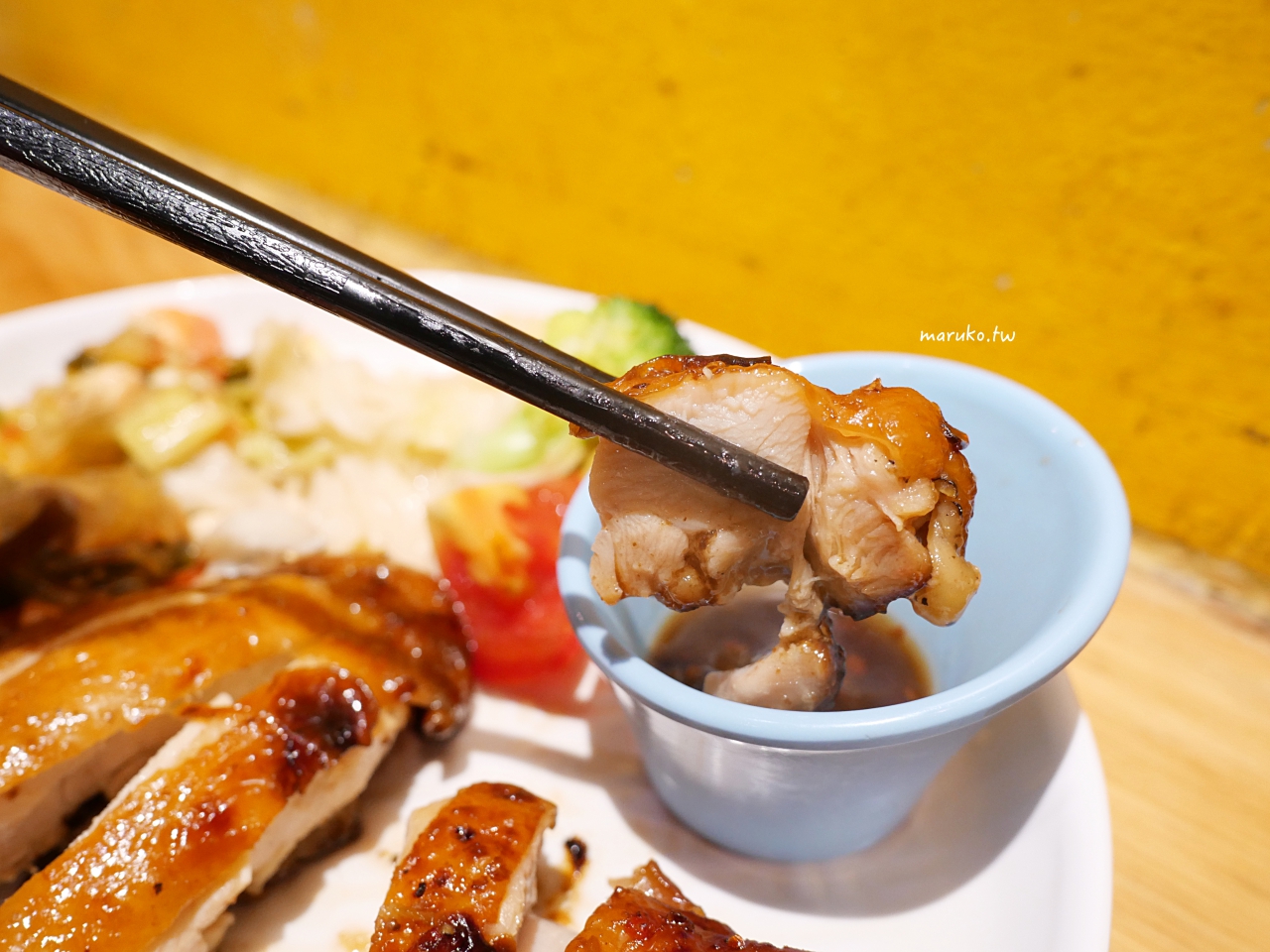 【台北】壹森泰食堂 在地20年老店，泰式烤雞腿是招牌，白飯、雞湯吃到飽！ @Maruko(丸子)與美食有個約會