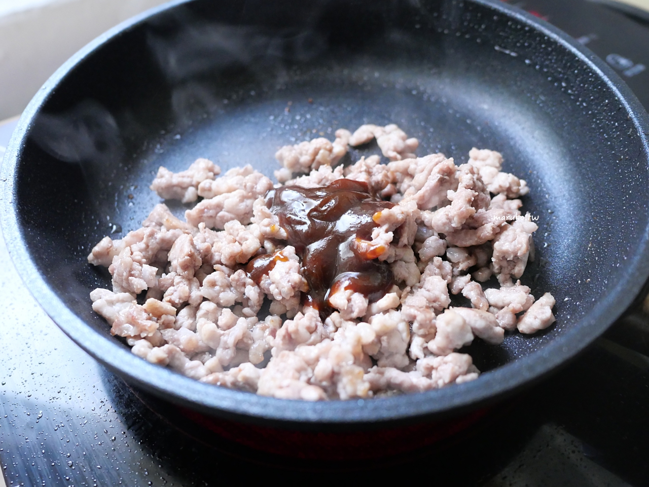 【食譜】喜生飯糰 元氣冠軍飯糰，台灣產地鹹豬肉、臺梗九號米產銷履歷，不辣的麻婆豆腐創意食譜分享！ @Maruko(丸子)與美食有個約會