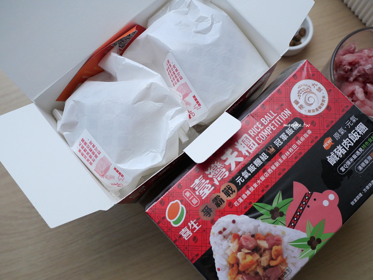 【食譜】喜生飯糰 元氣冠軍飯糰，台灣產地鹹豬肉、臺梗九號米產銷履歷，不辣的麻婆豆腐創意食譜分享！ @Maruko(丸子)與美食有個約會