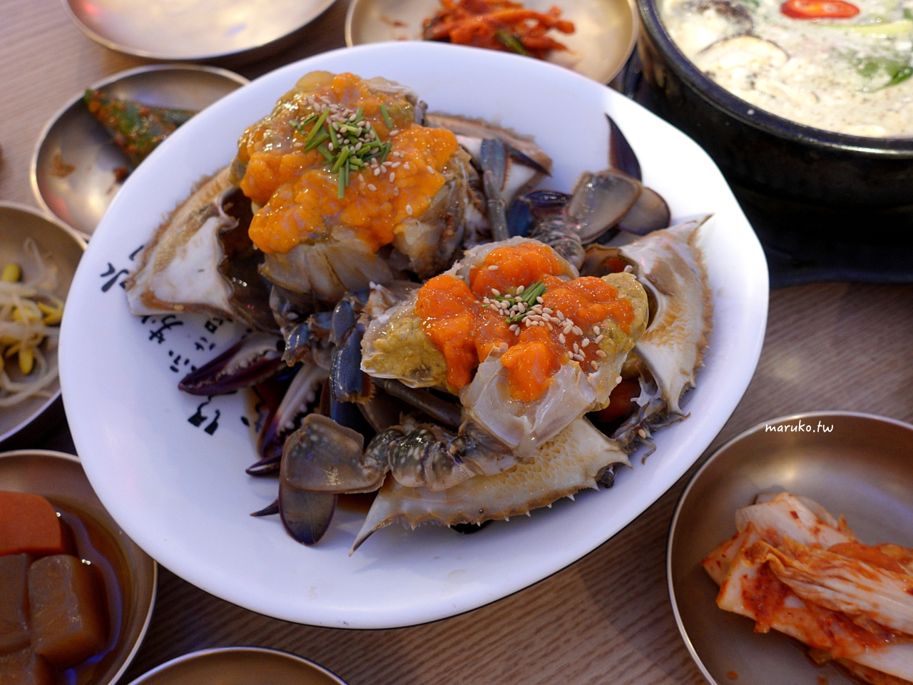 【首爾】大瓦房醬蟹 米其林一星傳統韓定食餐廳！景福宮週邊美食推薦！ @Maruko(丸子)與美食有個約會