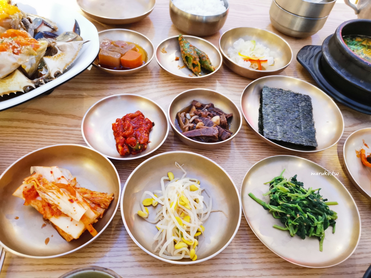 【首爾】大瓦房醬蟹 米其林一星傳統韓定食餐廳！景福宮週邊美食推薦！ @Maruko(丸子)與美食有個約會