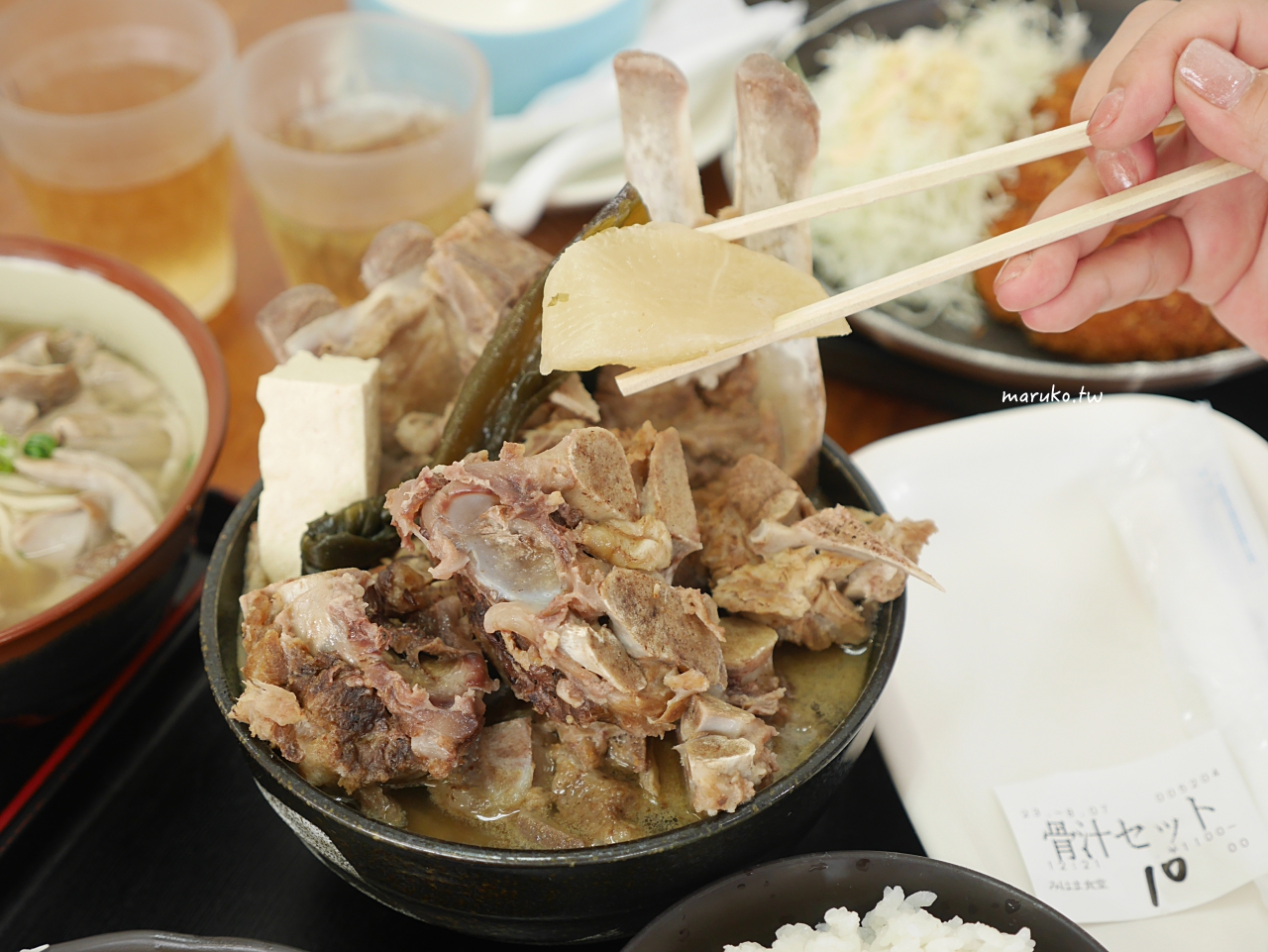 【沖繩】みはま食堂 (mihama diner) 沖繩麵、骨汁專門店，北谷美濱在地人氣餐廳推薦！ @Maruko(丸子)與美食有個約會