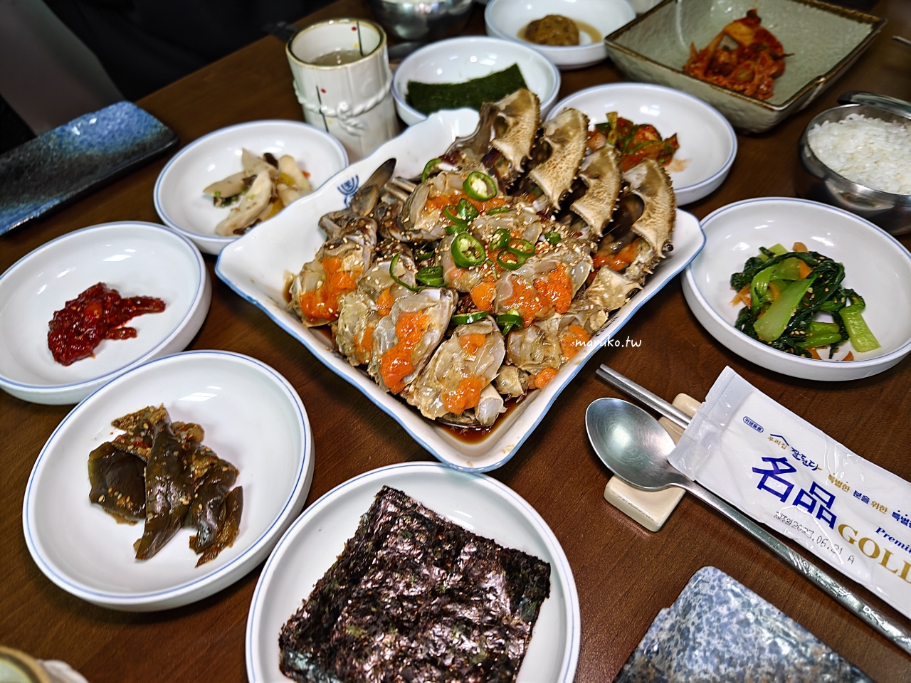 【首爾】真味 (진미식당) 連續6年獲得米其林推薦美味醬蟹,這樣訂才吃得到! @Maruko(丸子)與美食有個約會 【首爾】真味 (진미식당) 連續6年獲得米其林推薦美味醬蟹,這樣訂才吃得到! @Maruko(丸子)與美食有個約會